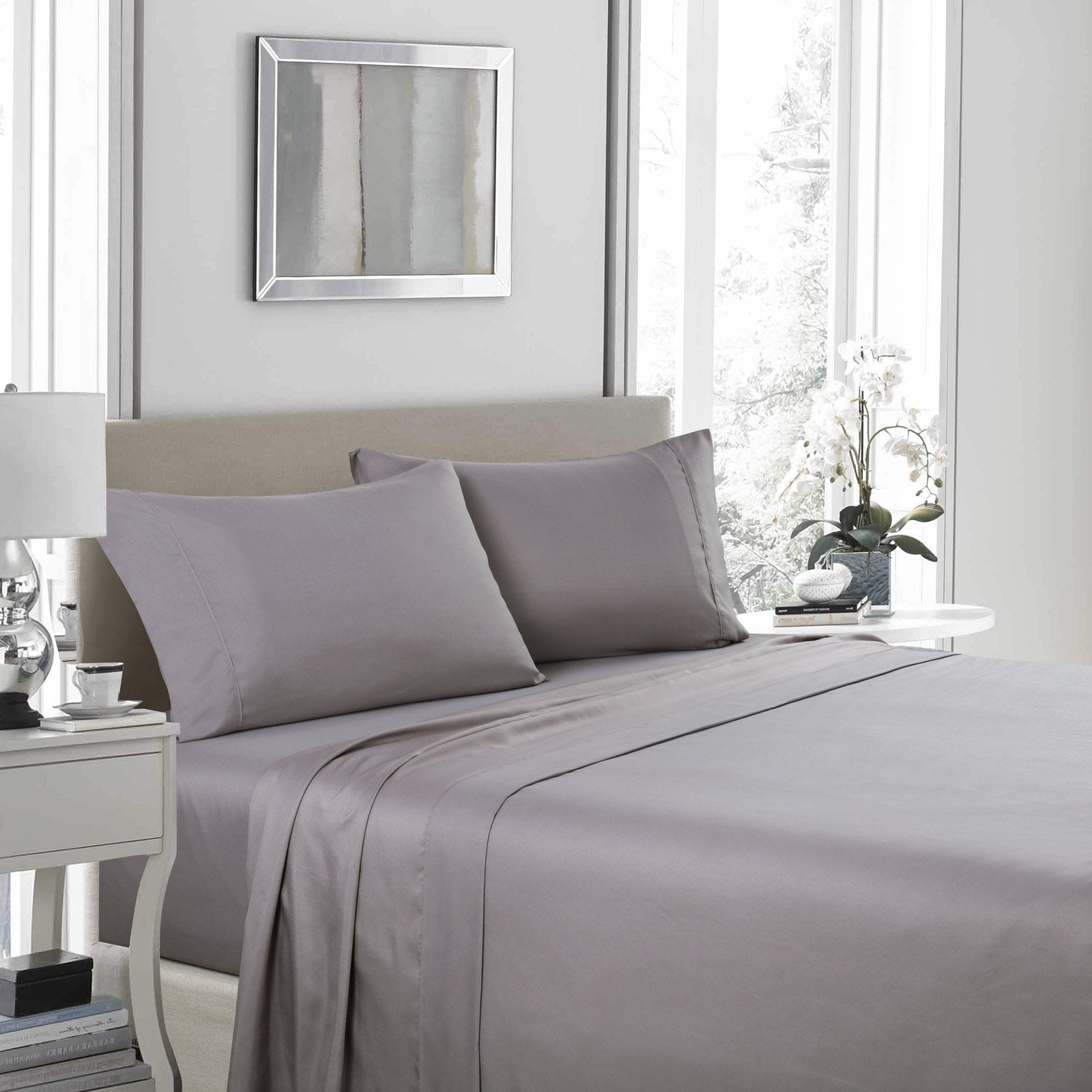 Royal Comfort 1200Tc Ultra Soft 4-Piece Sheet Set - Various Colours And Sizes