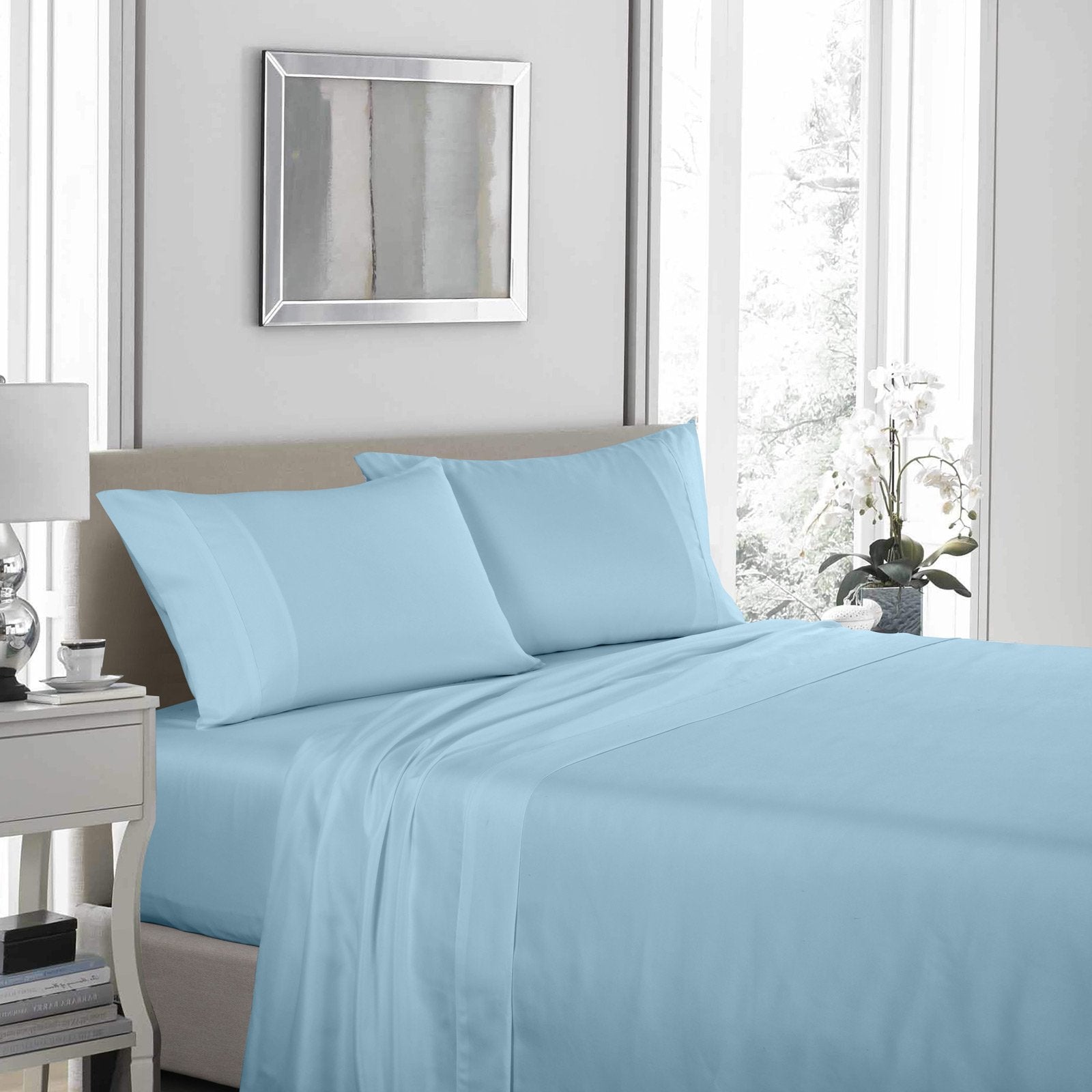 Royal Comfort 1200Tc Ultra Soft 4-Piece Sheet Set - Various Colours And Sizes