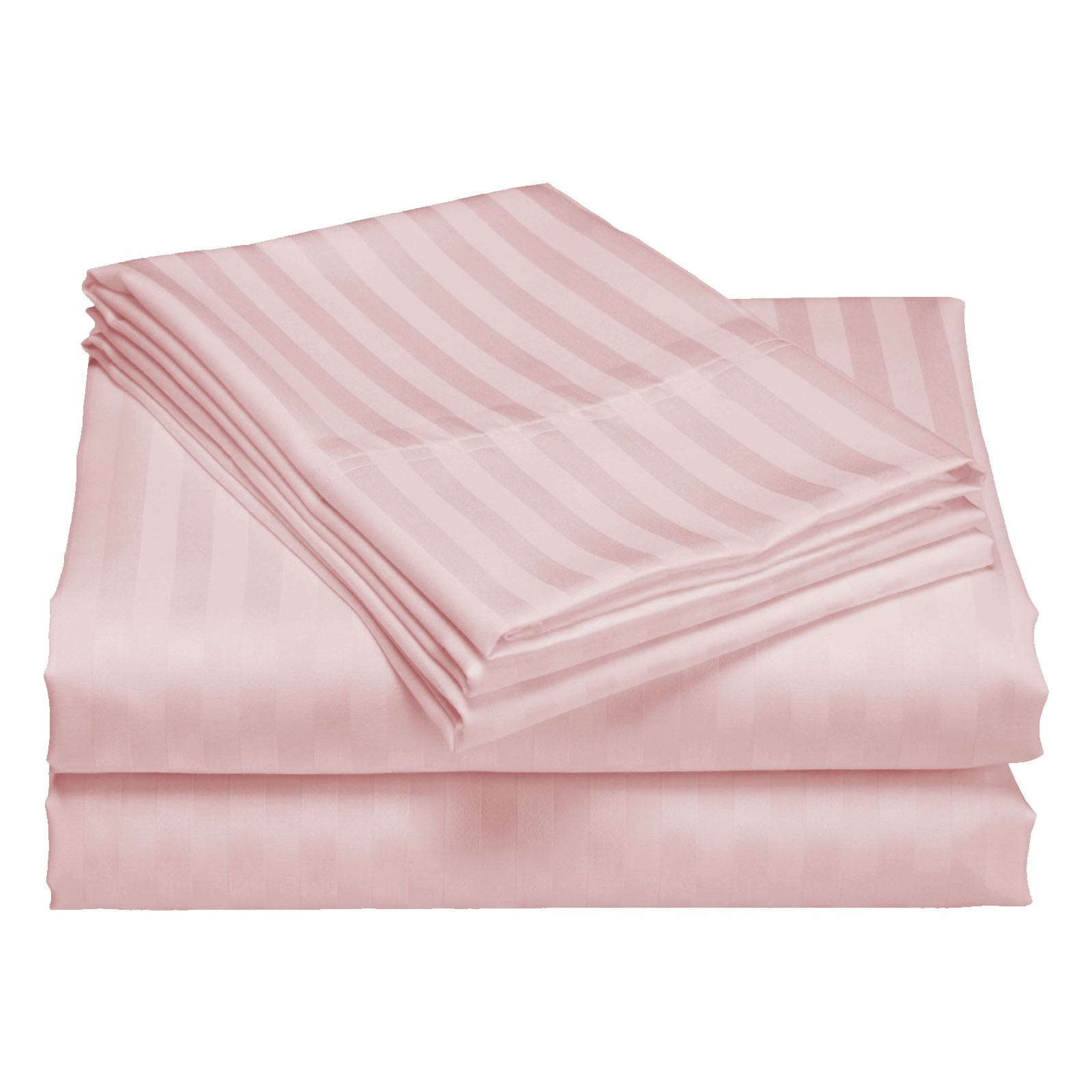 Royal Comfort 1200 Thread Count Damask Stripe Cotton Blend Sheet Set  - Various Colours And Sizes