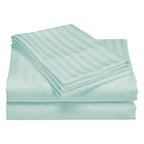Royal Comfort 1200 Thread Count Damask Stripe Quilt Cover Set - Various Sizes And Colours