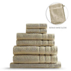 Royal Comfort Eden 600Gsm 8-Piece Towel Pack - Various Colours