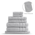Royal Comfort Eden 600Gsm 8-Piece Towel Pack - Various Colours