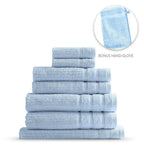 Royal Comfort Eden 600Gsm 8-Piece Towel Pack - Various Colours