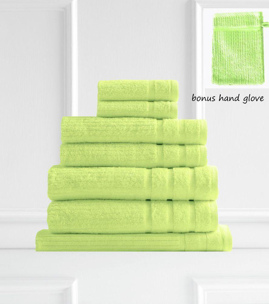 Royal Comfort Eden 600Gsm 8-Piece Towel Pack - Various Colours