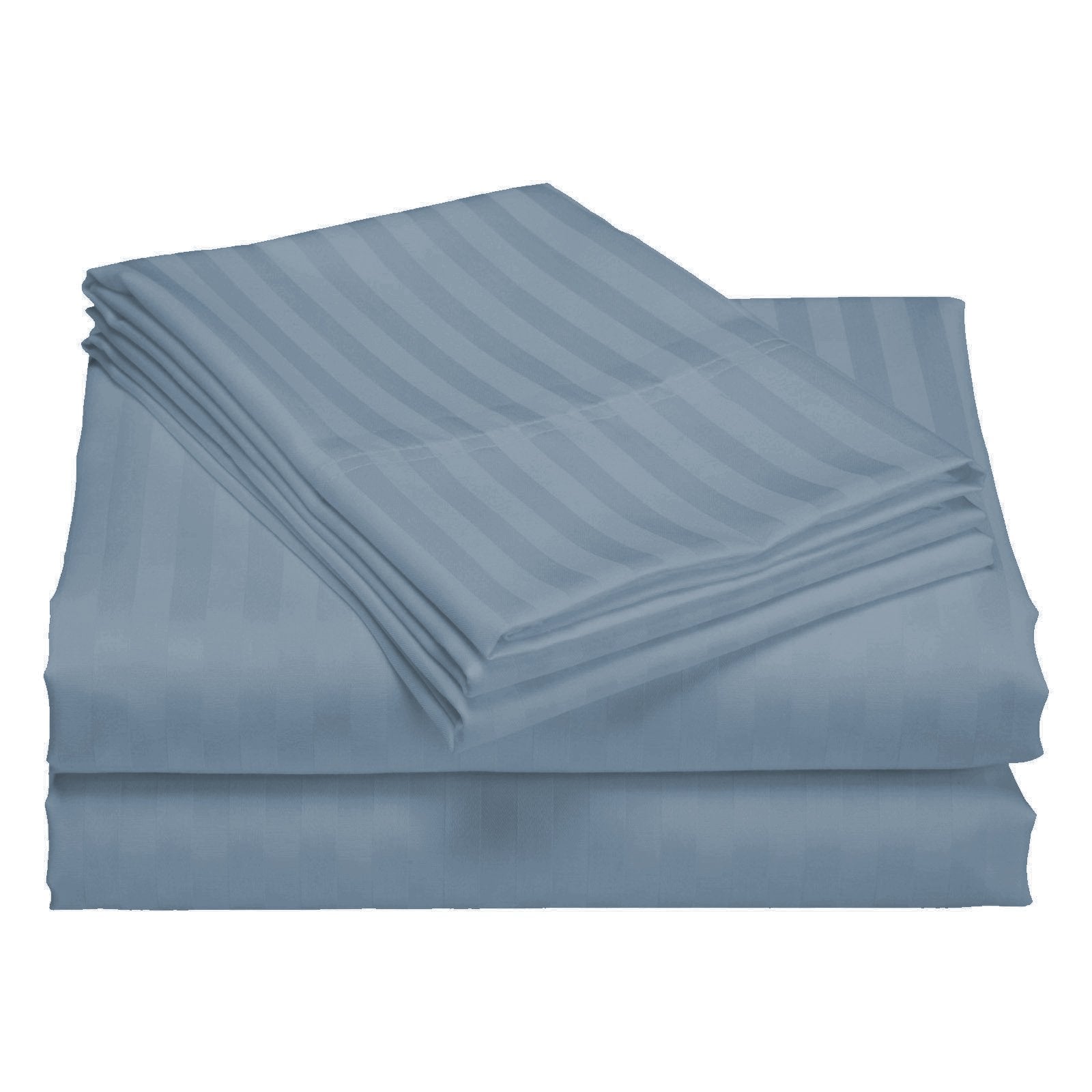 Royal Comfort 1200 Thread Count Damask Stripe Cotton Blend Sheet Set  - Various Colours And Sizes