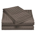 Royal Comfort 1200 Thread Count Damask Stripe Quilt Cover Set - Various Sizes And Colours