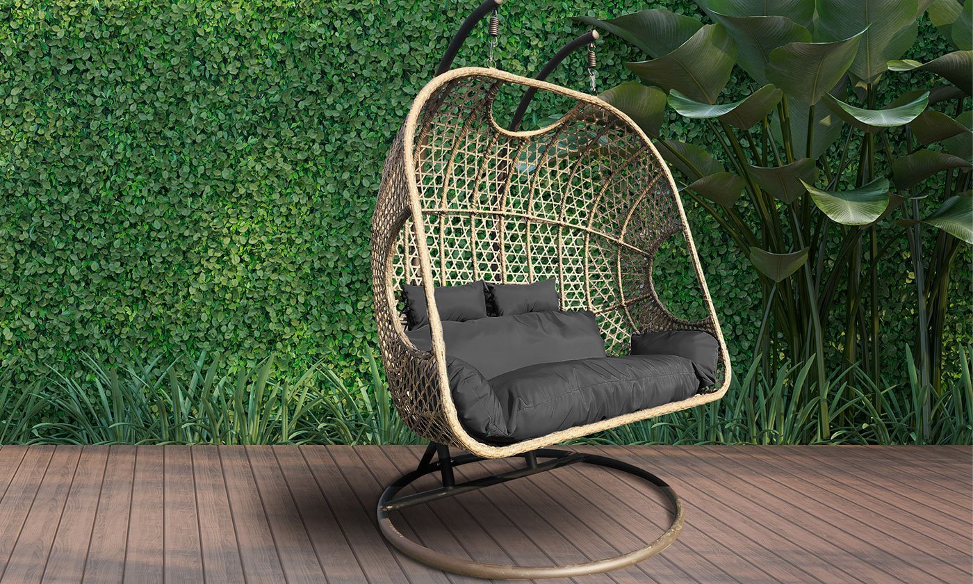 Arcadia Furniture 2 Seater Rocking Egg Chair