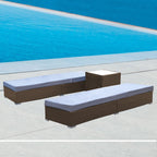 Arcadia Furniture 3 Piece Sunlounge Set