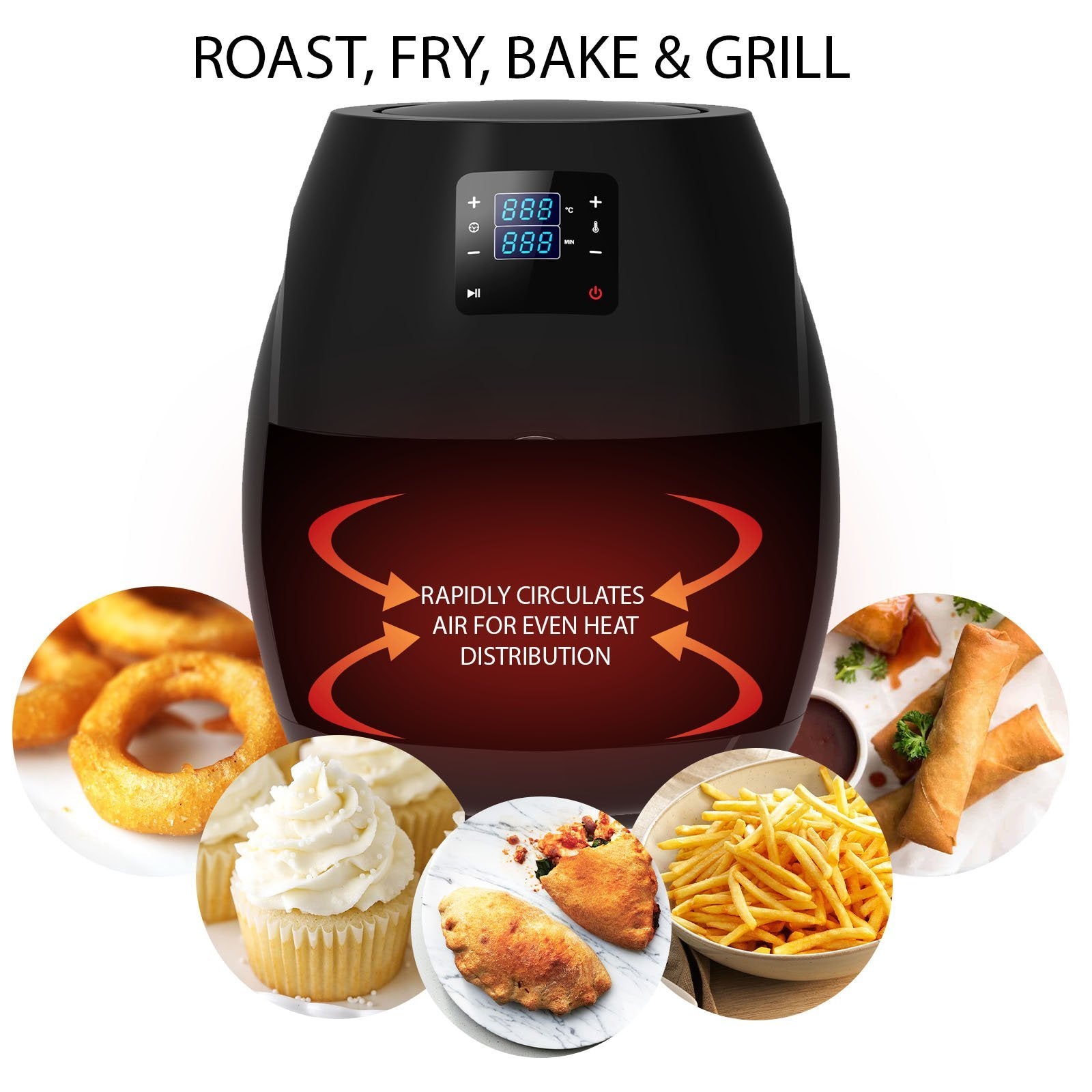 Kitchen Couture 7 Litre Digital Air Fryer