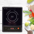 Kitchen Couture Induction Cooker With Bonus Pot - Black