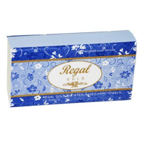 Paper Towel Hand Interleaved Ultraslim 150'S  16'Regalgold