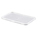 LIDS RECTANGLE PLASTIC COMMON 500-1000ML MICROWAVABLE CATERERS CHOICE