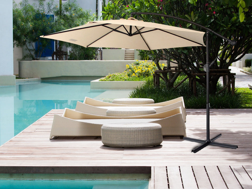 Milano Outdoor 3 Metre Cantilever Umbrella (No Cover)