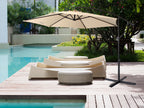 Milano Outdoor 3 Metre Cantilever Umbrella (No Cover)