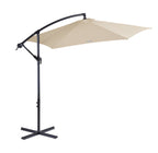 Milano Outdoor 3 Metre Cantilever Umbrella (No Cover)