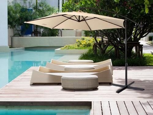 Milano 3 Metre Outdoor Cantilever Umbrella - Various Colours