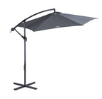 Milano Outdoor 3 Metre Cantilever Umbrella (No Cover)