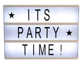 Letter Light Box With 85 Symbols - White