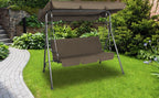 Milano Outdoor Steel Swing Chair - Various Colours