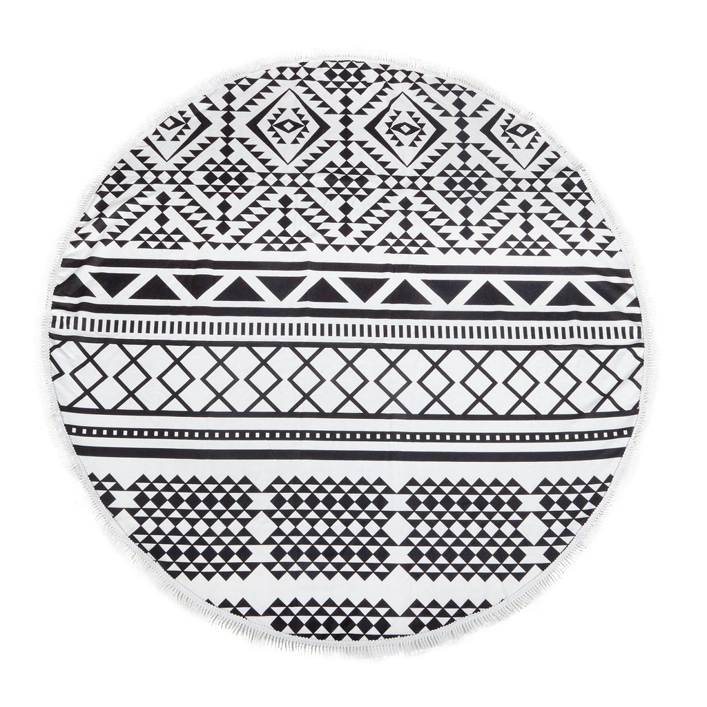 Milano Round Beach Towel - Various Colours