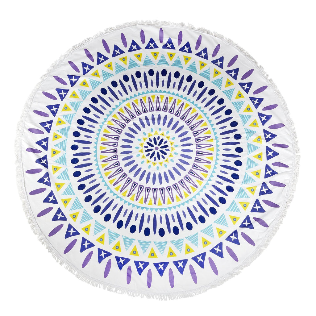 Milano Round Beach Towel - Various Colours