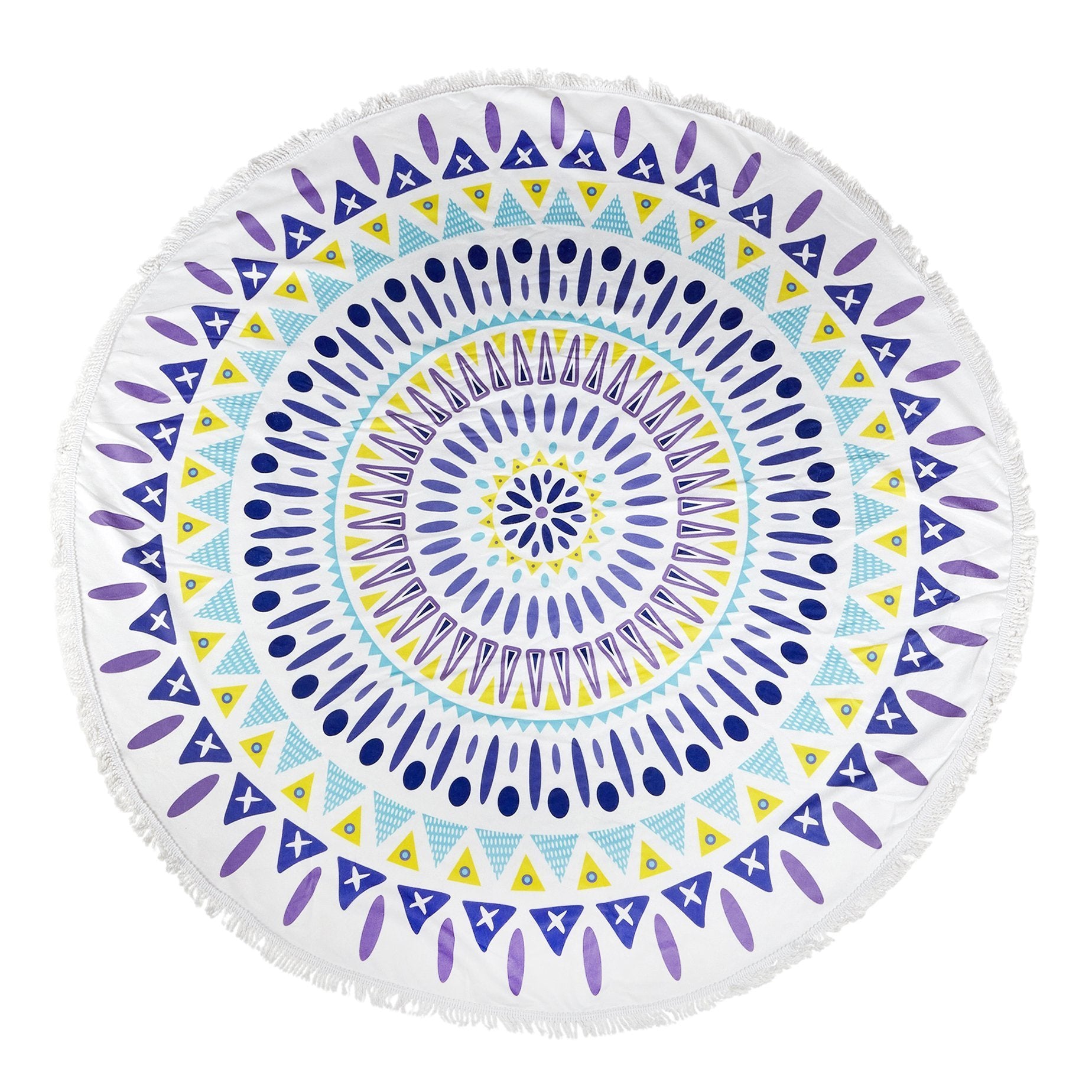 Milano Round Beach Towel - Various Colours