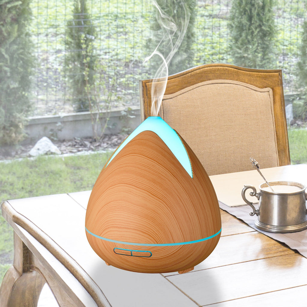 Purespa Cool Mist Ultrasonic Diffuser With 3 Essential Oils - Various Colours