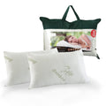 Royal Comfort Bamboo-Covered Memory Foam Pillow Twin Pack