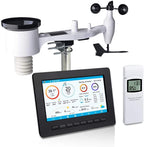 Ecowitt Hp2551 Wifi Weather Station Large Tft Screen With Solar Powered 7-In-1 Outdoor Sensor, Uv Light, Moon Phase, Sunrise/Sunset, Weather Forecast