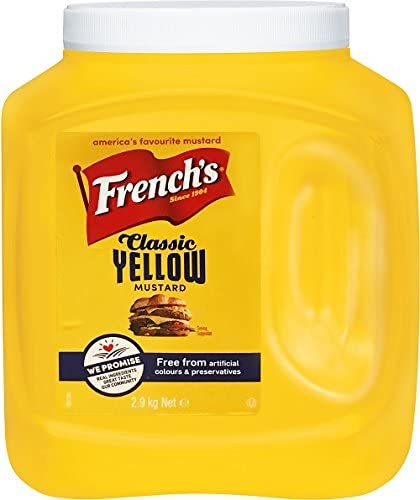 FrenchS Classic American Yellow Mustard - Catering Size, 2.96 Kg