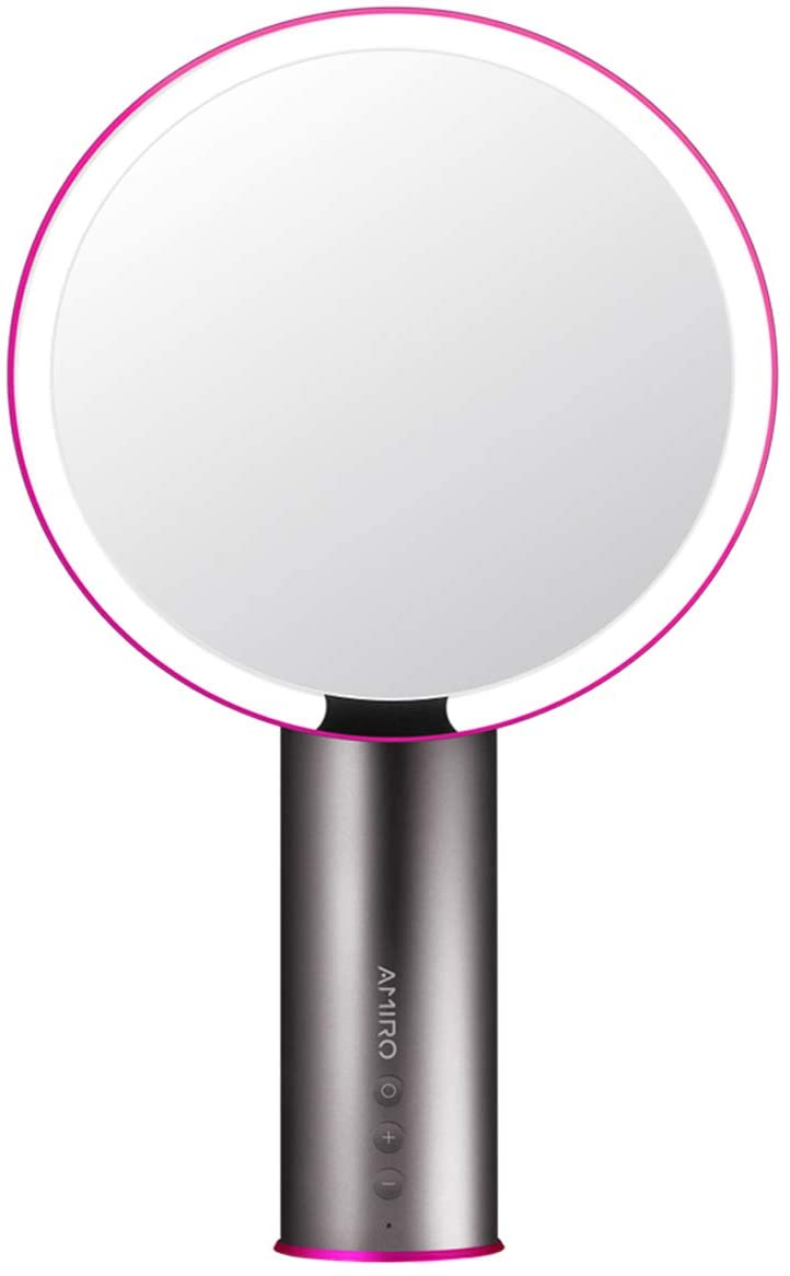 Amiro 8" Smart Lighted Makeup Mirror With Natural Daylight Led Lights Black