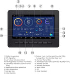 Ecowitt Hp2551 Wifi Weather Station Large Tft Screen With Solar Powered 7-In-1 Outdoor Sensor, Uv Light, Moon Phase, Sunrise/Sunset, Weather Forecast