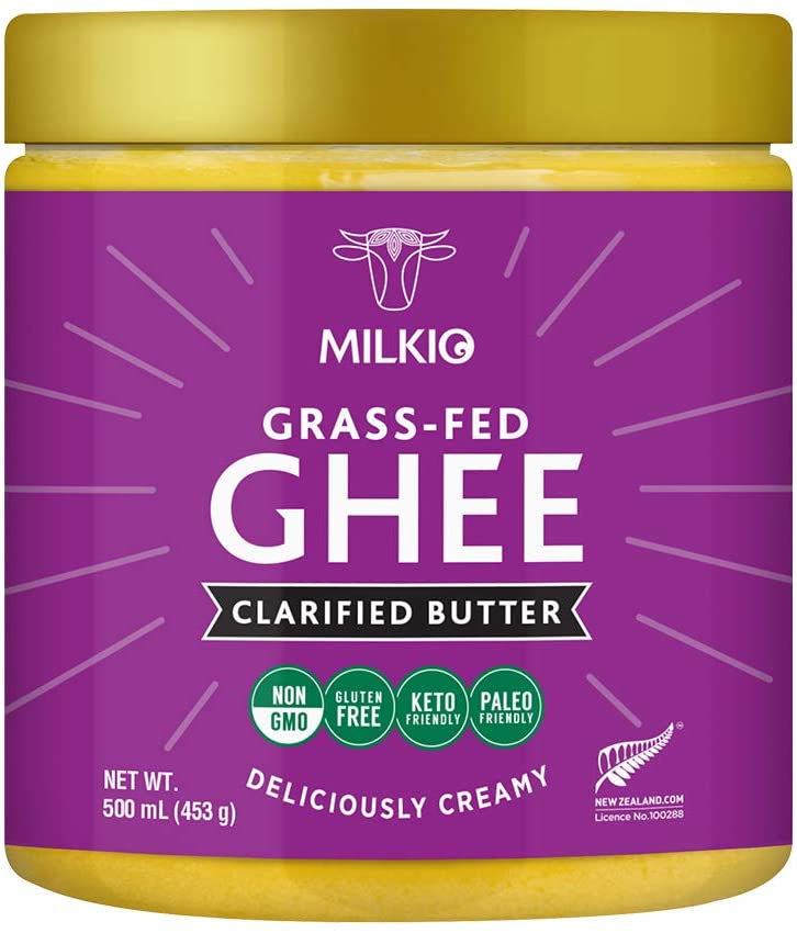 500ml Ghee, Ghee Butter, Clarified Butter, Best Ghee, 500g Ghee Lactose Free, Grass Fed Ghee MILKIO 500 ML