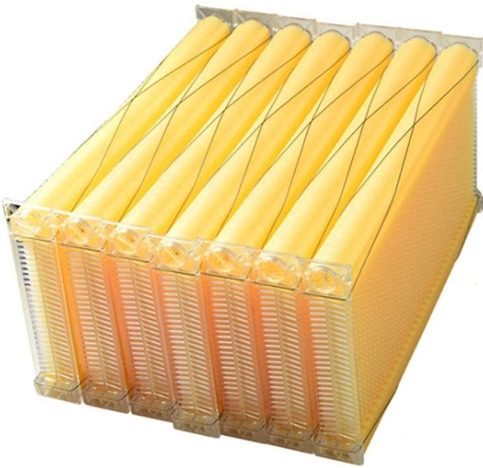 7Pcs Upgraded Auto Run Honey Beekeeping Beehive Bee Comb Hive Frames Harvesting (Only 7Pcs Auto Flow Honey Frames)