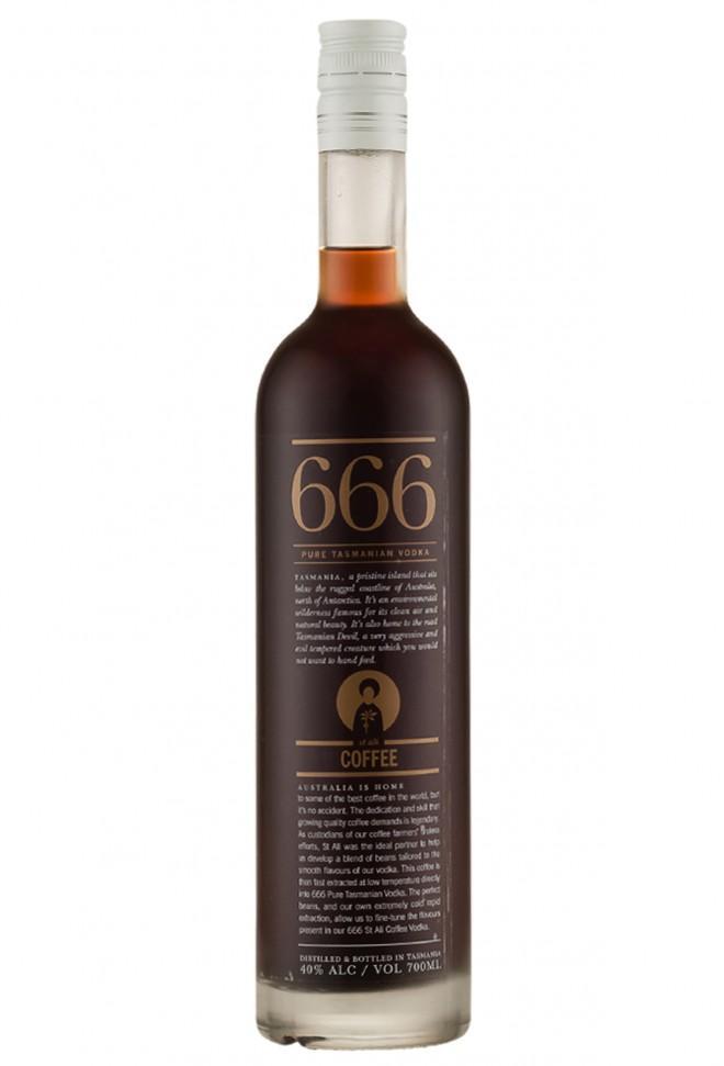 6 x Pure 666 Coffee Vodka 700Ml
