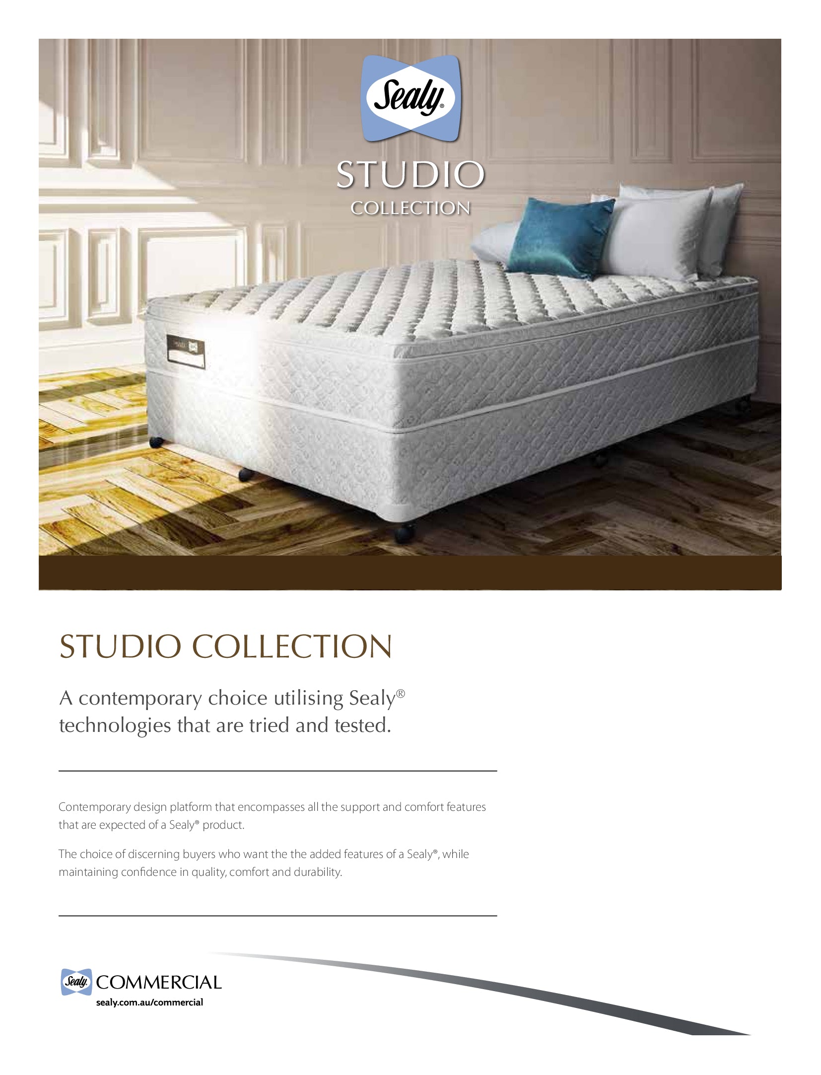 Sealy King Single Mattress- Choose Sealy Firm, Plush Or Medium Mattress. Base Is Optional