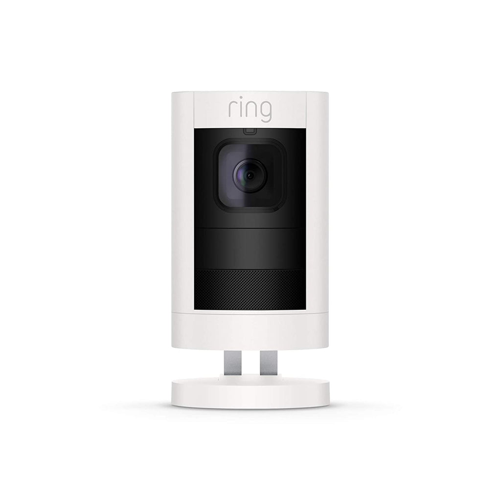 Ring Stick Up Cam Battery (2Nd Gen) | Hd Security Camera With Two- Way Talk, Night Vision, White, Works With Alexa