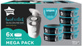 Tommee Tippee Twist And Click Nappy Disposal System Refill Cassettes (6 Pack)