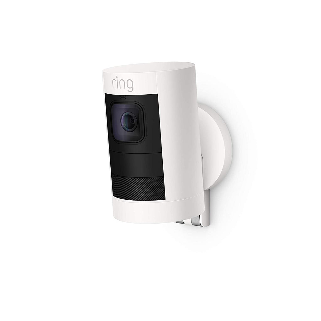 Ring Stick Up Cam Battery (2Nd Gen) | Hd Security Camera With Two- Way Talk, Night Vision, White, Works With Alexa