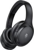 Taotronics Hybrid Active Noise Cancelling Headphones Bluetooth Headphones [Upgraded] Over Ear Wireless Headphones, 35H Playtime, Soft Protein Earpads, Usb-C Fast Charging, Built-In Mic, Carrying Case