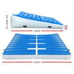 Everfit 2X2X0.4M Airtrack Inflatable Air Track Ramp Incline Mat Floor Gymnastics