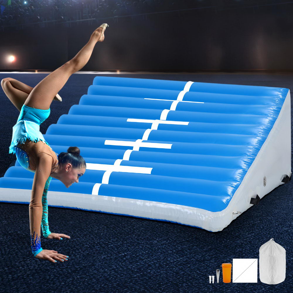 Everfit 2X2X0.4M Airtrack Inflatable Air Track Ramp Incline Mat Floor Gymnastics