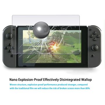 Pro Nintendo Switch Screen Protecter - Anti Shatter - Anti Fingerprint  - Anti Glare