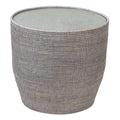 Verandah Side Table With Glass