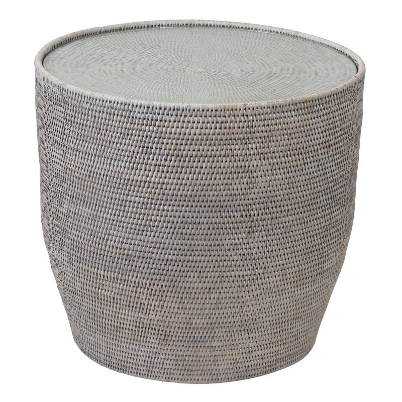 Verandah Side Table With Glass
