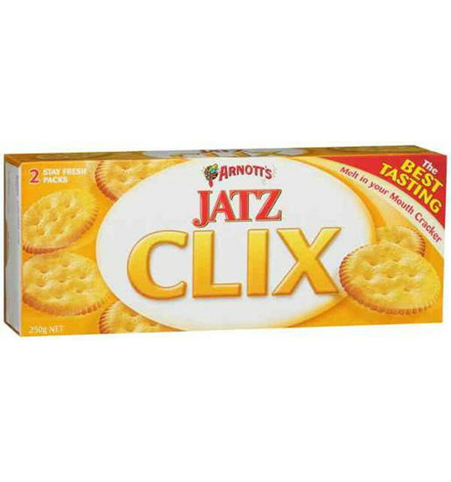 1.25Kg 5 Pack Arnotts Biscuits Jatz Clix 250G