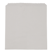 Castaway Grease Proof 500 Paper Bags Greaseproof Lined N0. 1 Square White
