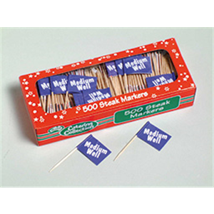 500 Steak Markers Medium Well Done