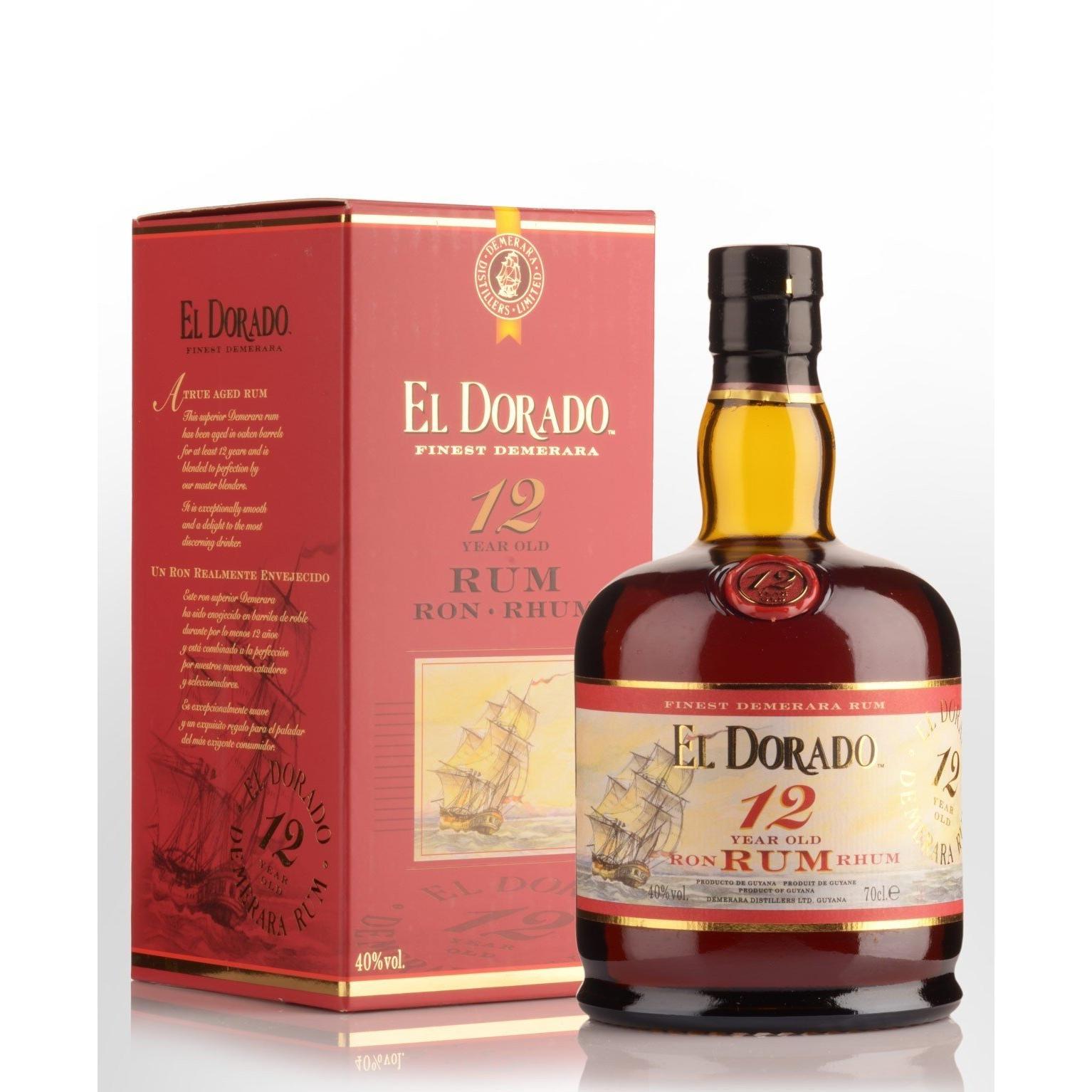 6 x El Dorado 12 Yo Rum 750Ml