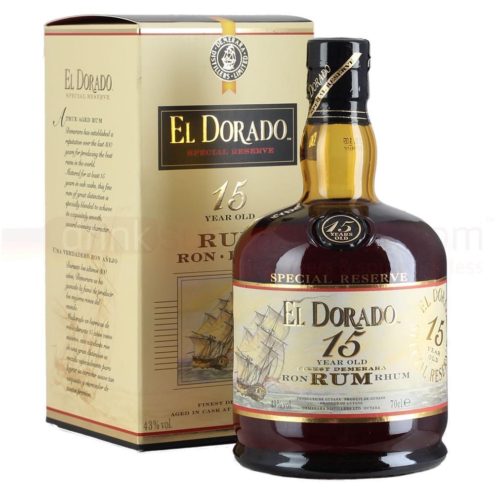 6 x El Dorado 15 Yo Rum 750Ml
